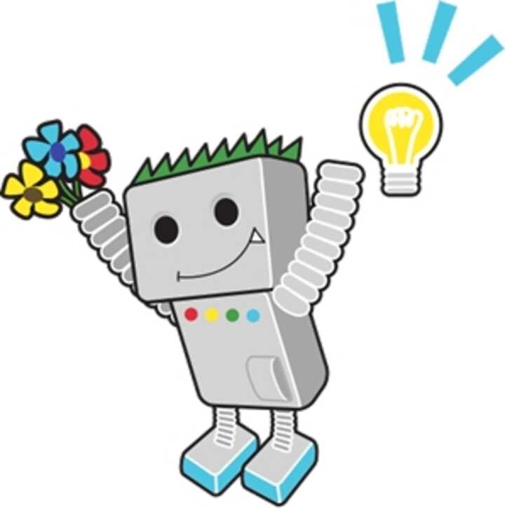 Happy robot after we've helped with his Search Engine Optimisation