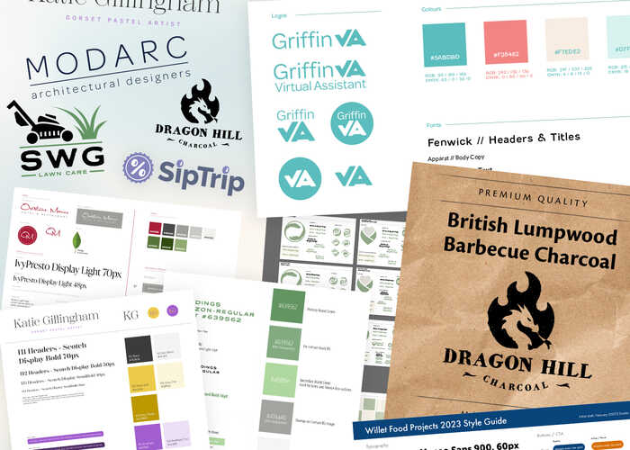 Examples of our brand design work