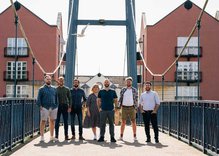 The Sonder team at Exeter Quay