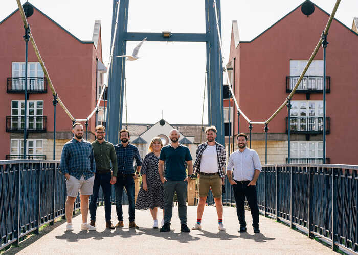 The Sonder team at Exeter Quay