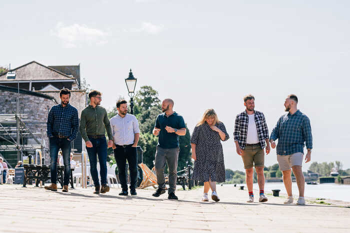 The Sonder team at Exeter Quay