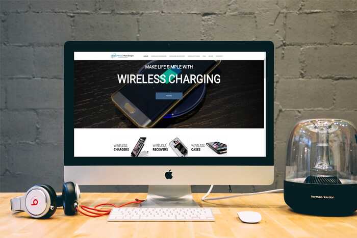 Website Redesign for Wireless Phone Chargers